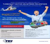 Milli Helikopter Motoru Projesi İş İlanı